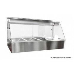 Woodson W.HFS22 2 Module straight glass hot food display - Including Pans